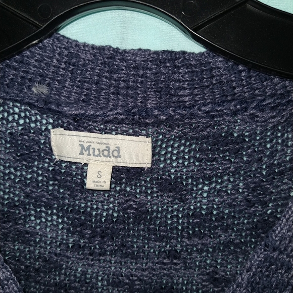 Mudd blue knit sweater small - Picture 8 of 11